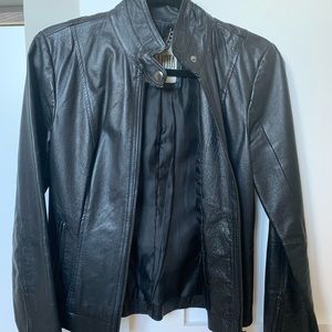 BB Dakota Black Leather Jacket • Women’s • XS